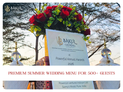 How to Plan a Premium Summer Wedding Menu for 500+ Guests